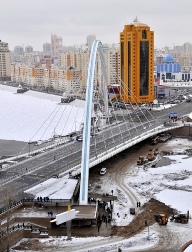 RECONSTRUCTION OF ISHIM RIVER BRIDGE IN BATIR STREET IN ASTANA CITY