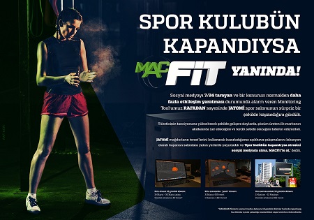 STRESİNİ MACFIT’TE AT