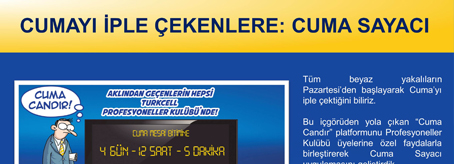 Profesyoneller Klubü Cuma Sayacı