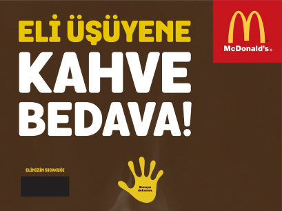 Mc Donald’s Üşüyen Elleri Isıtıyor