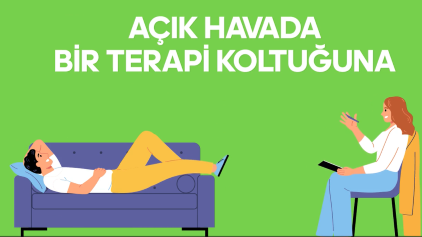 Ruh Sağlığı Günü Açıkhava Terapi Koltuğu